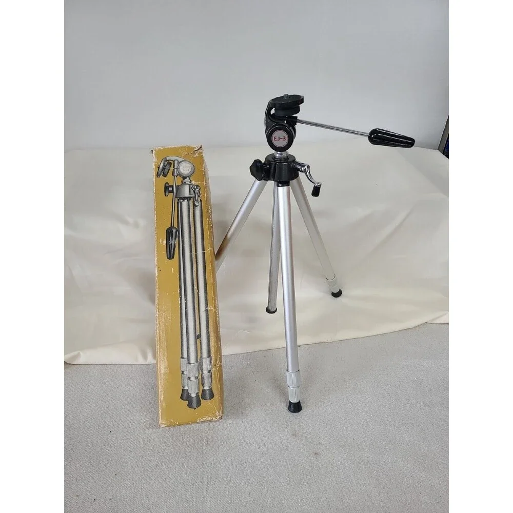 Vintage Topman EJ-3 Aluminium Compact Tripod Made In Japan